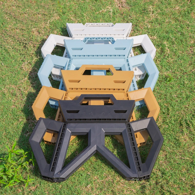 MKBK Sgabello telescopico pieghevole sgabello da campeggio, pieghevole sgabello pop-up per pesca, campeggio, sedile portatile, capacità di carico 220 kg (nero