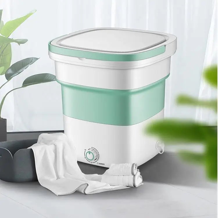 2020 Bucket Washer Automatic Folding Portable Mini Washing Machine With Washboard