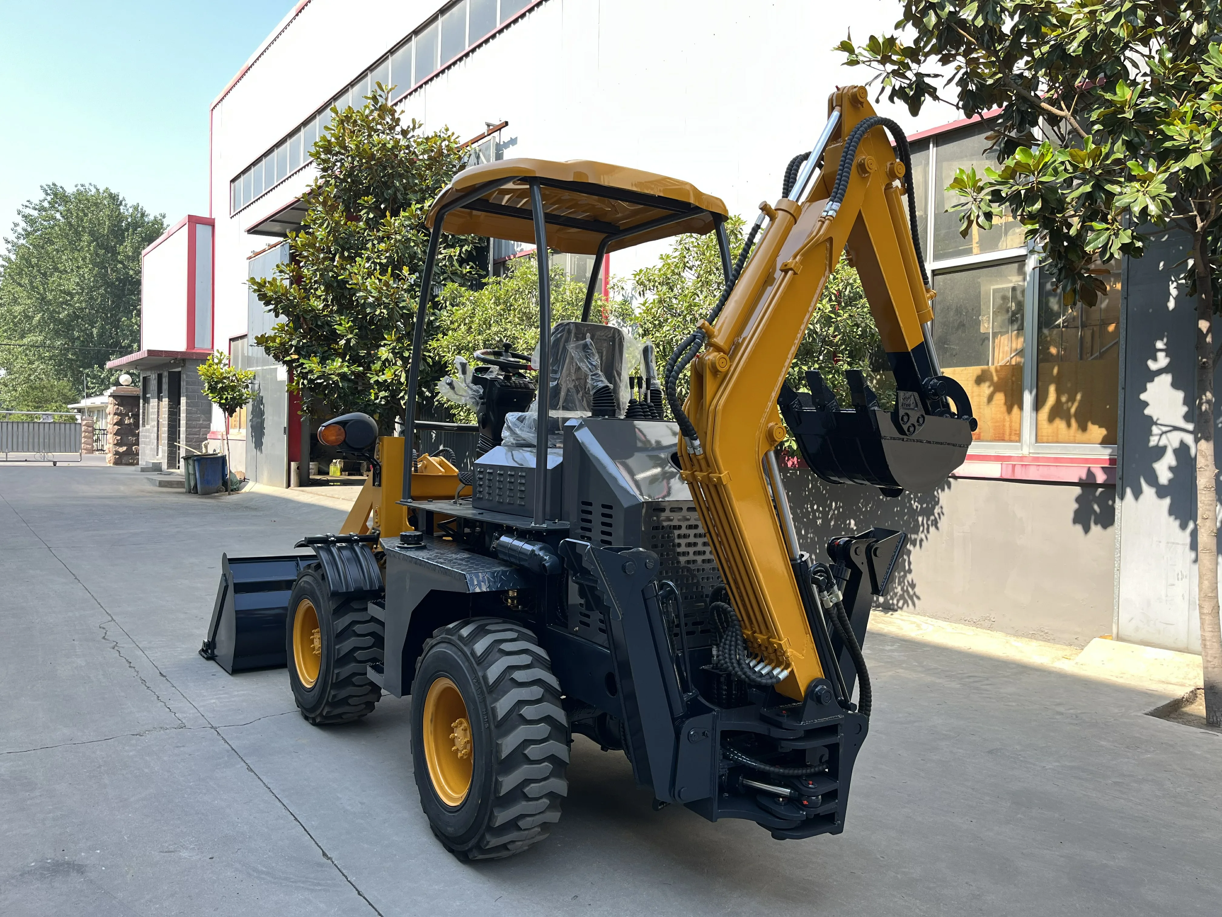 Mini Backhoe Loader With Price Mini Backhoe Excavator Front Wheel