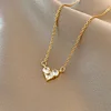 Cuore di diamanti in oro C3