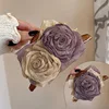Pince à cheveux rose séchée [Violet - 13CM]