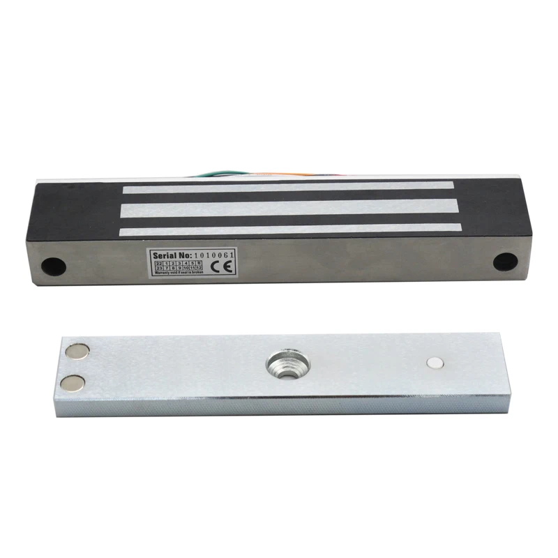 Serrure Magnétique De Porte 600Lbs - 12V/24V - Étanche Intérieur/extérieur - Aluminium - Modèle De-door-16h-360