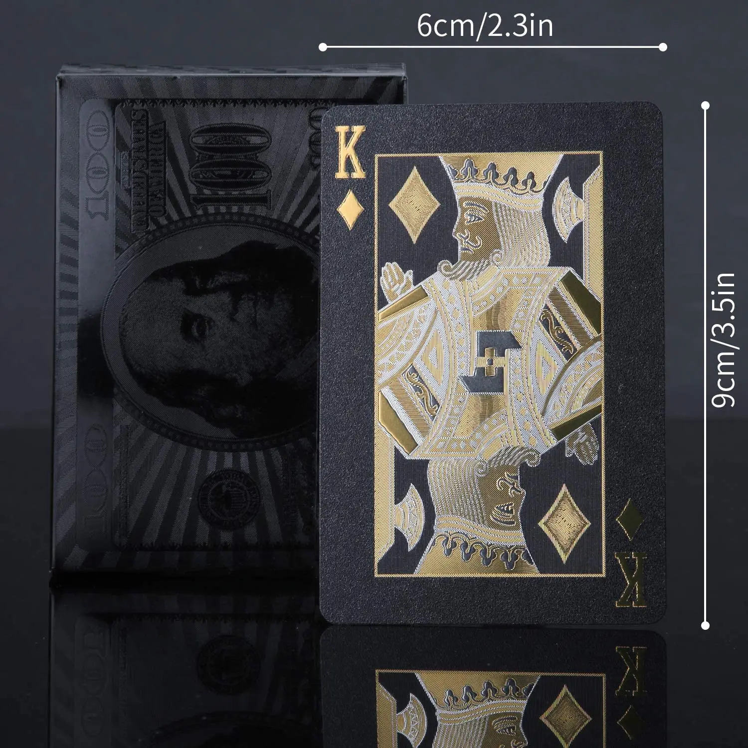 Custom Playing Cards Cool Black Playing Cards Waterproof Poker With