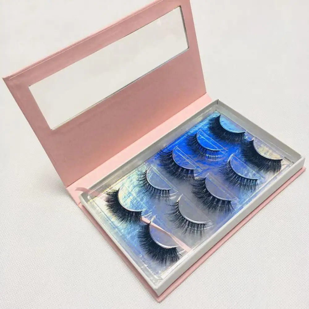 Оптовая продажа, Премиум упаковочная коробка для ресниц, 5 пар, пакет для ресниц, книга для ресниц 25 мм, норковые ресницы