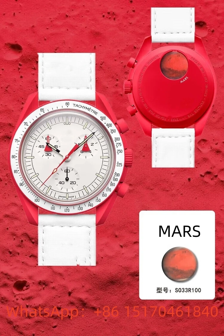 Top Quality Bioceramic 11 Colors Waterproof Chronograph Luxury Brand