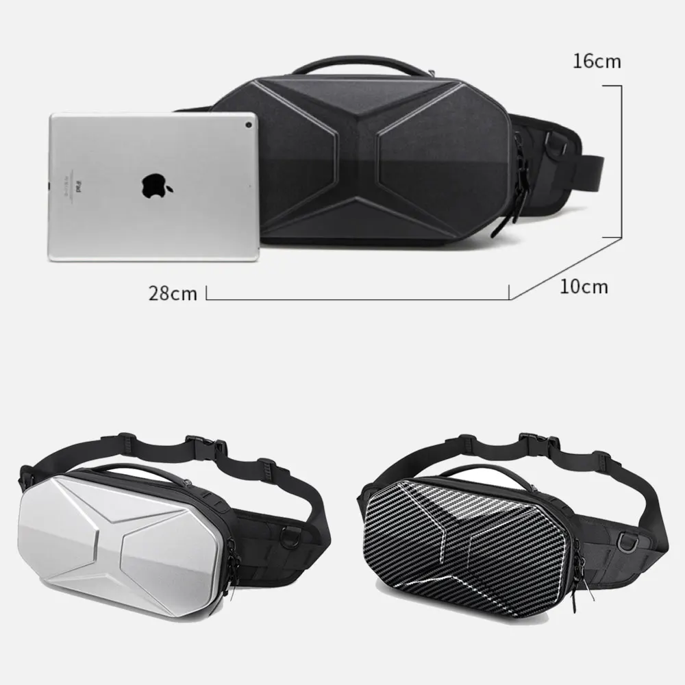 Ozuko 9500 Commuting Business Sling Crossbody Backpack 2023 Shoulder Waist  Bag Men Lightweight Strap Backpack Sling Bag Backpack