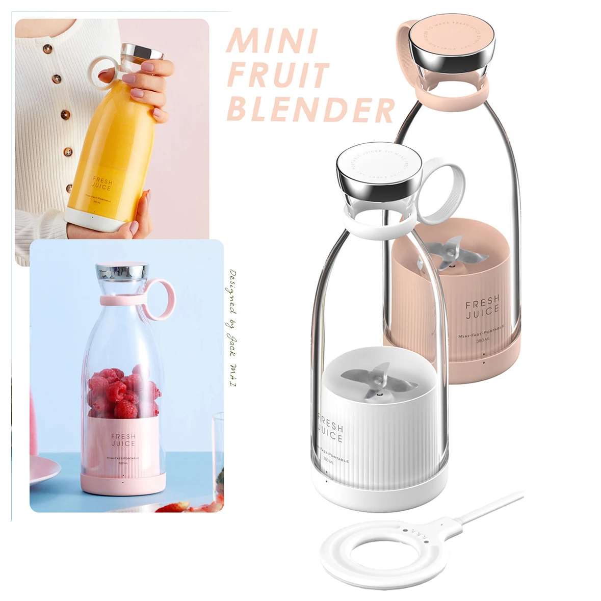 Fresh Juice Portable Smoothie Blender - Zoopiter