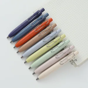 Hot Selling Creative Mini Fat Pocket Size Plastic Gel Pen With Custom Logo Quick-drying Ink Cute Click Plastic Ballpoint Pen