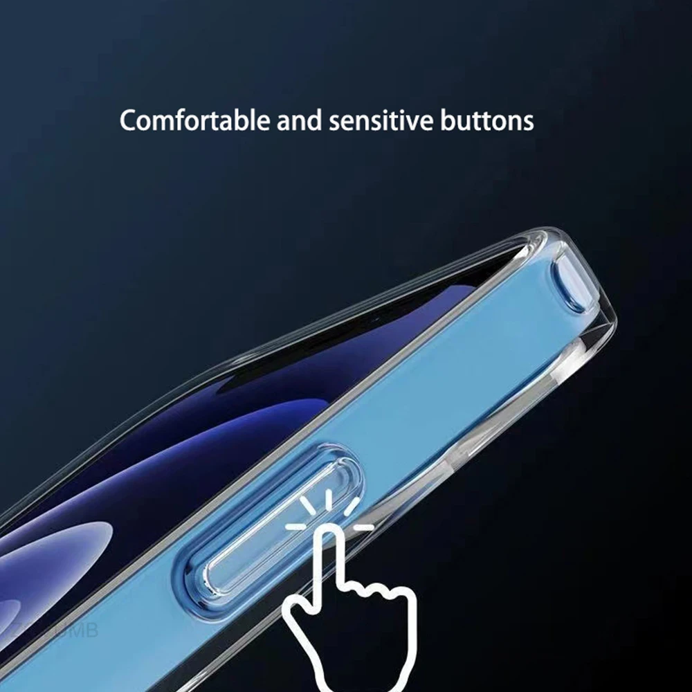 Clear Magsafes Cover Silicone Custom Sublimation Luxury Mobile Phone