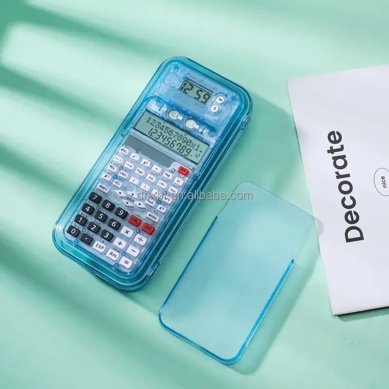 Mathematical Instruments Ruler Calculator Set Math Student Scientific Electronic Calculator