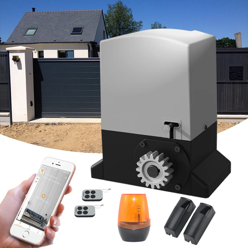 2000 кг 220 В/110 В умные гигантские Автоматические Дверные операторы электрические раздвижные ворота для виллы