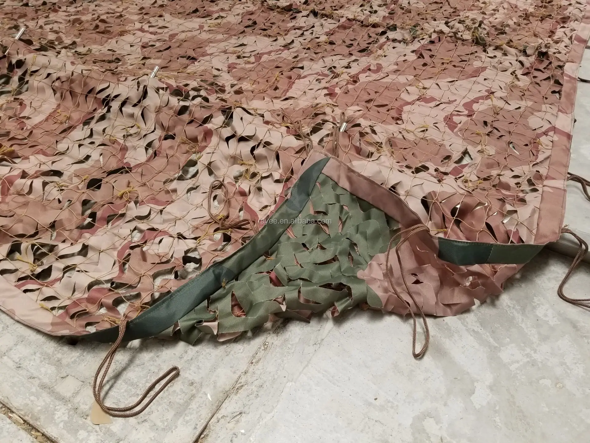 Camouflage Screening System White Camo Netting