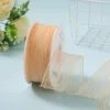 4cm khaki wrinkled snow gauze belt, size 10