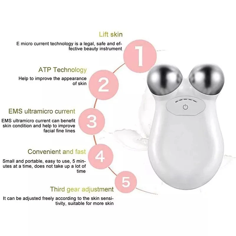 Microcurrent Mini Facial Skin Toning Device Image 2