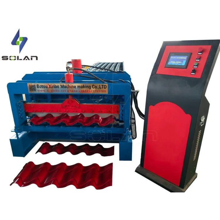 High-accuracy Roofing Sheet Making Corrugated Iron Glazed Tile Veneer Metal Roof Wall Panel Roll Forming Machine