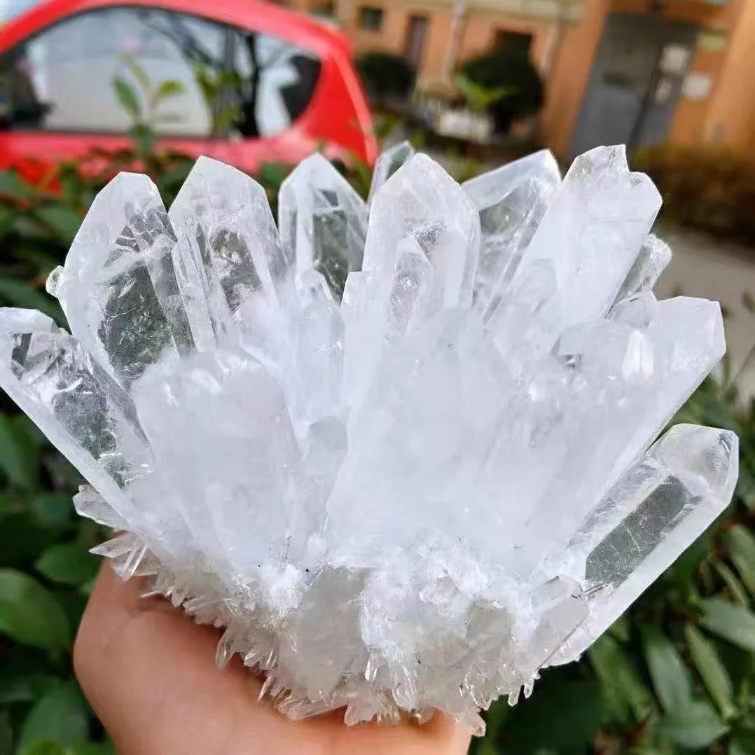 Clear Quartz Crystal Cluster