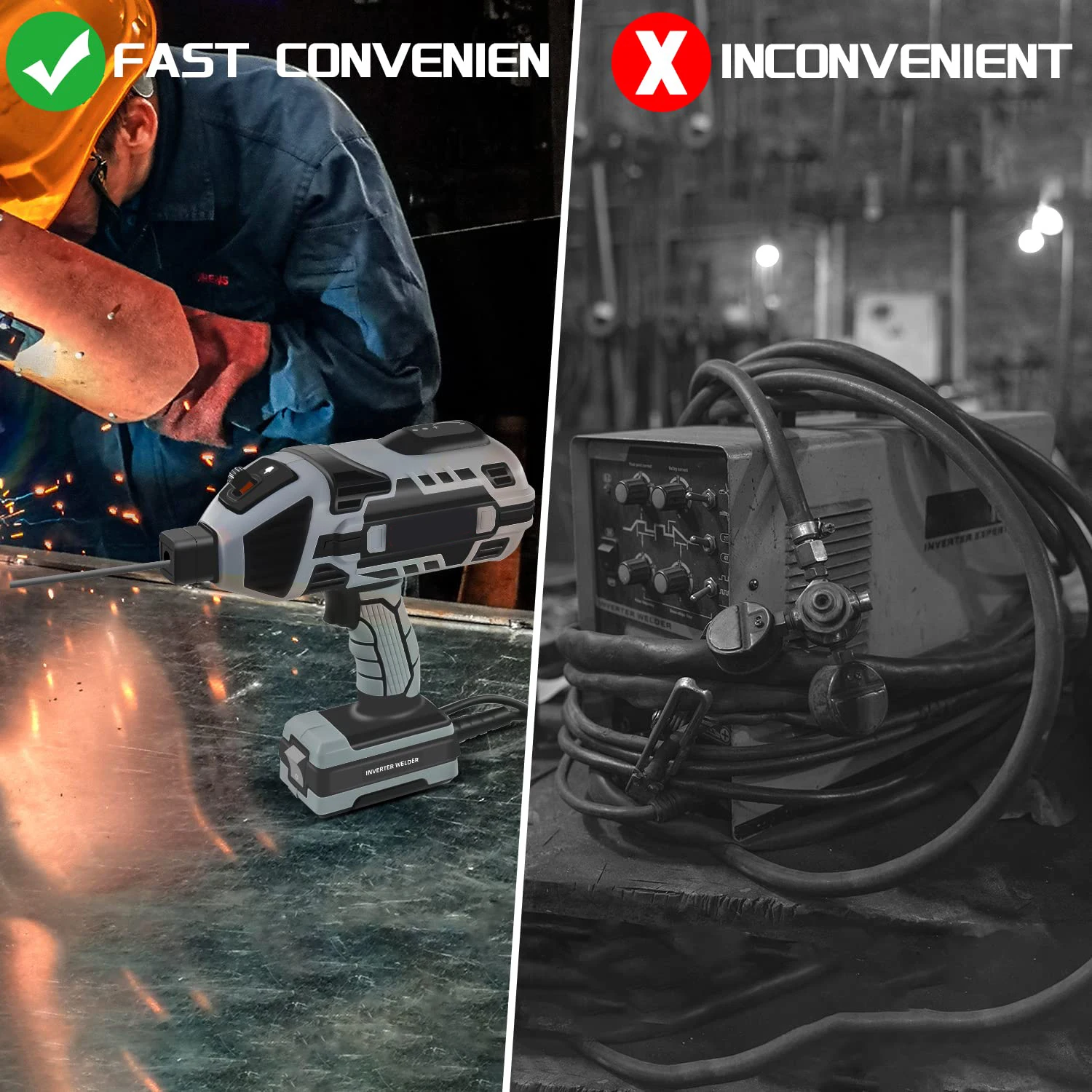 220V DIY Portable Stick Welding Machine Mini Hand Held MMA Welder for Hardware Owner E-Commence