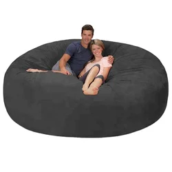 Soft memory cotton large beanbag cover living room giant game bean bag sofa chairs