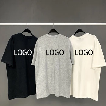 2022 Wholesale High Quality Mens, Blank Camisas Modal Tshirt Printing Custom Plain T-shirt Logo Printed Black T Shirts