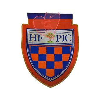 Customized High quality handmade embroidered streamer flag