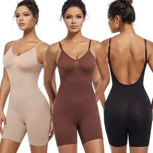 Woman Shapers Underwear Backless Bodysuit Shapewear Butt Lift Plus Tummy Control Shaping Bodysuit Seamless Shape Wear