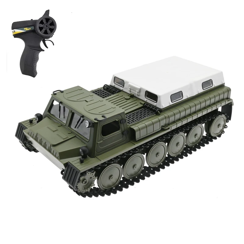 WPL E-1 1/16 GAZ-71クローラー式 輸送トラック ラジコン 1：16 WPL E-1 Tracked Carrier Tracked Troop Carrier