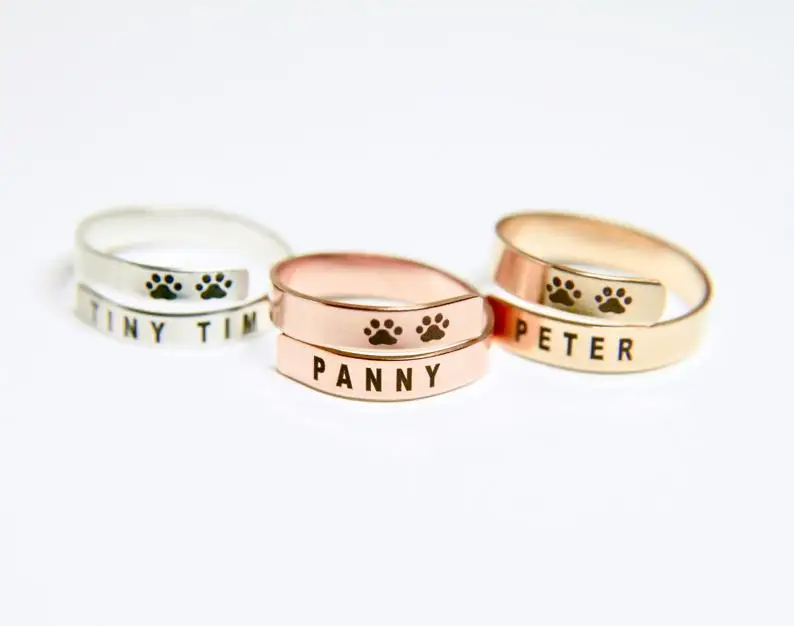 cat memorial ring