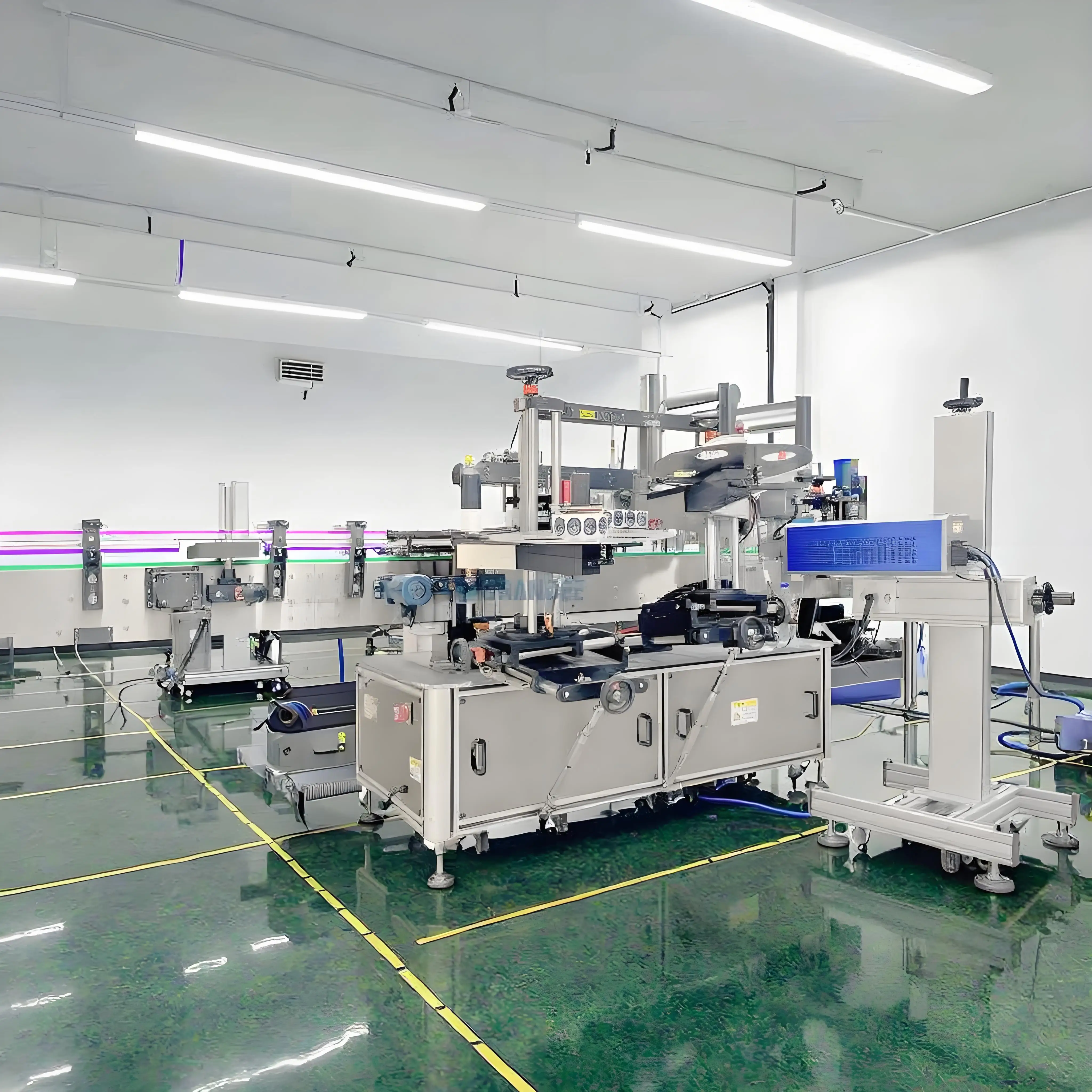 Mesin Pelabelan Stiker Botol Kaca Bulat Otomatis Penuh untuk Harga Lini Produksi Kemasan Minuman