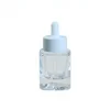 clear glass bottle