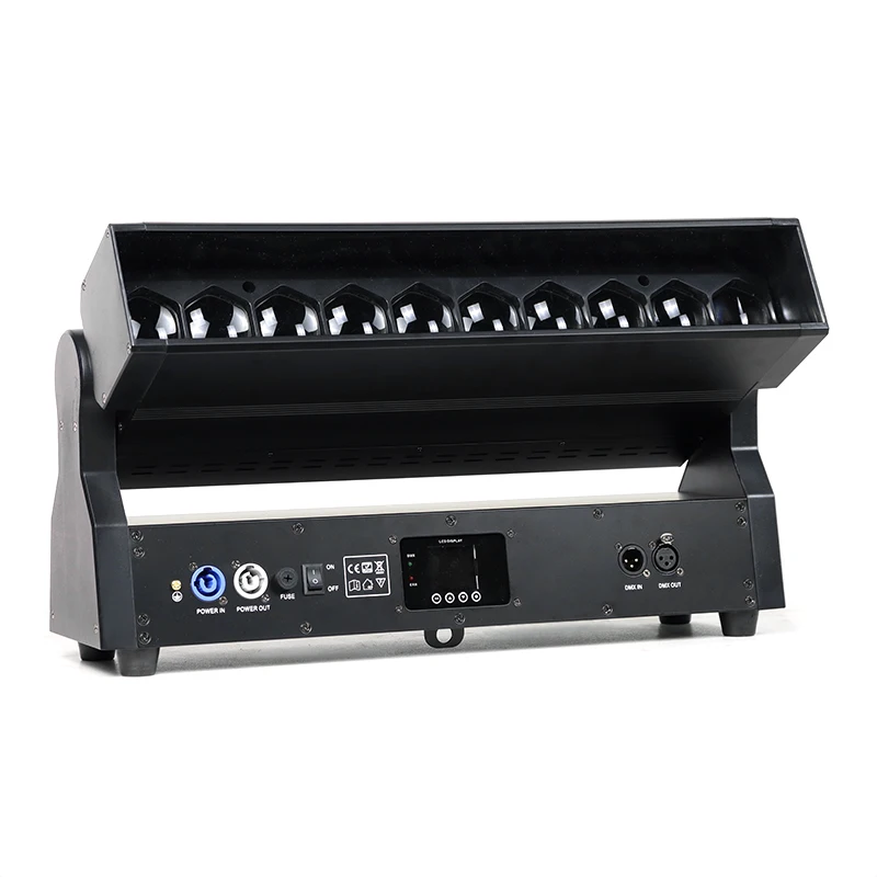 Lighting System For Stage 10*40W RGBW LED Wash Beam DJ Moving Bar Light Zoom DMX Event With Flight Case Set
