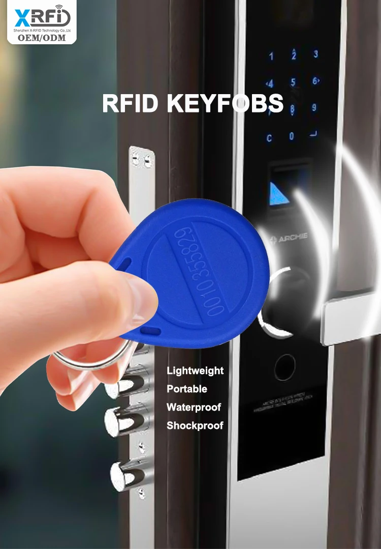 Wholesale Abs Key Fobs Keys Rfid Apartment Key Fob Keychain 13.56mhz