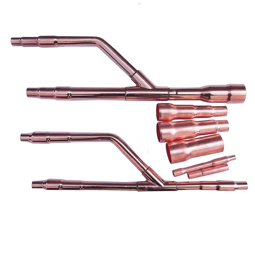 Copper Refnet Pipe With Insulation for LG VRF VRV Air Conditioning System