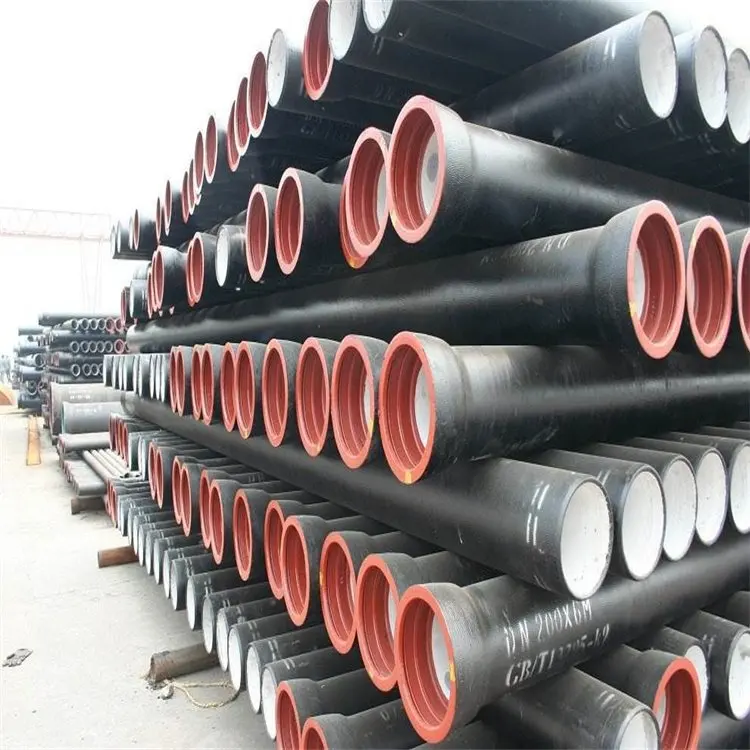 Ductile Cast Iron Steel Pipe Large Diameter DN100 DN200 Iron Tube K9 Ductile Cast Iron Steel Pipe