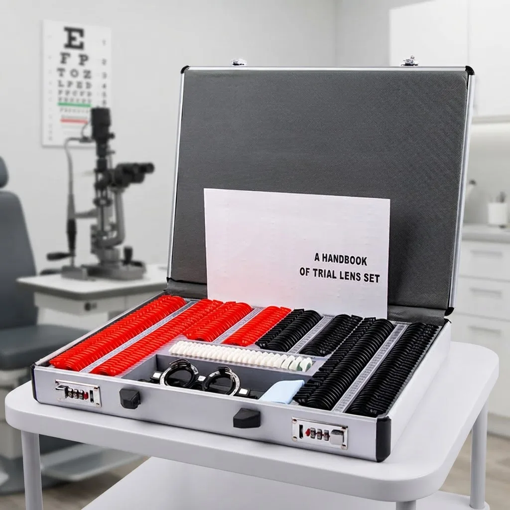 Optometrist Trial Lens Set, SL-232, Plastic Outer Ring, High-precision Lenses