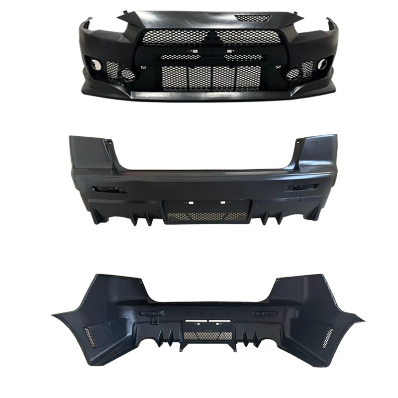 Front Bumper Face Kit for Lancer FQ Style Bumper Guard Body Kit Front and Rear Bumper