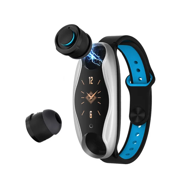 Precio Al Por Mayor Lt04 Pulsera Wireless Bt Auriculares 2 En 1 Bt 5,0 Chip  Ip67 Deporte Impermeable Reloj Inteligente - Buy Reloj Inteligente Con Auriculares  Bluetooth Product on Alibaba.com