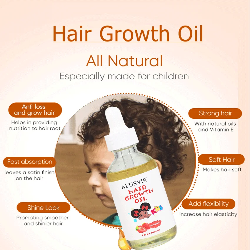 Natural Baby Kids Hair Care Products Extra Strength Growing