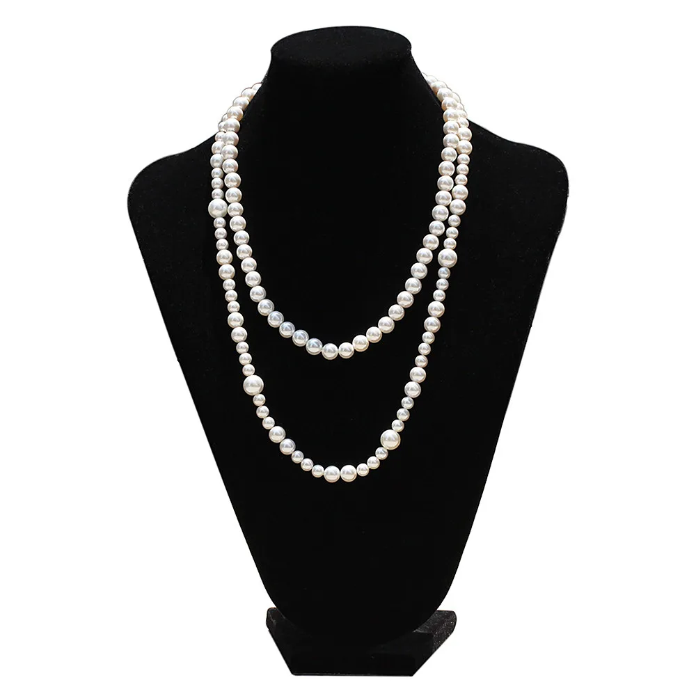Buy Pearl Necklace Men,Layered Pearl 