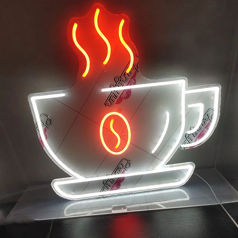 Alibaba.com: Custom 3D LED Light Signs, Acrylic Name Boards, Cafe Logo ...
