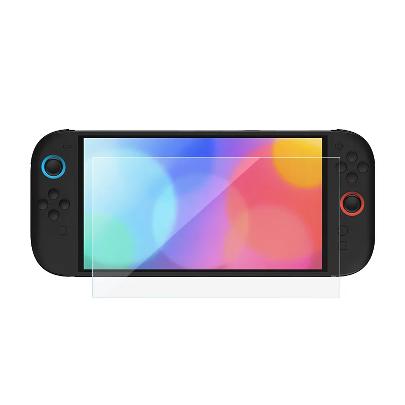 product laudtec dustproof game console film protector artifact set screen high definition transparent tempered glass film for switch 2-5