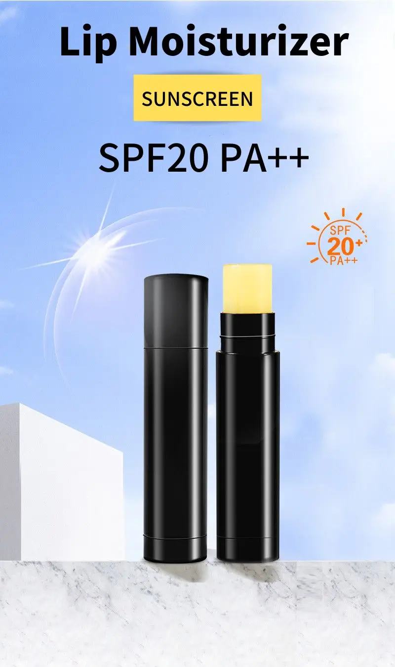 Wholesale Custom Logo Care Lip Natural Organic Fruit Mint Vitamin C Long Lasting Moisturizing Lip Balm