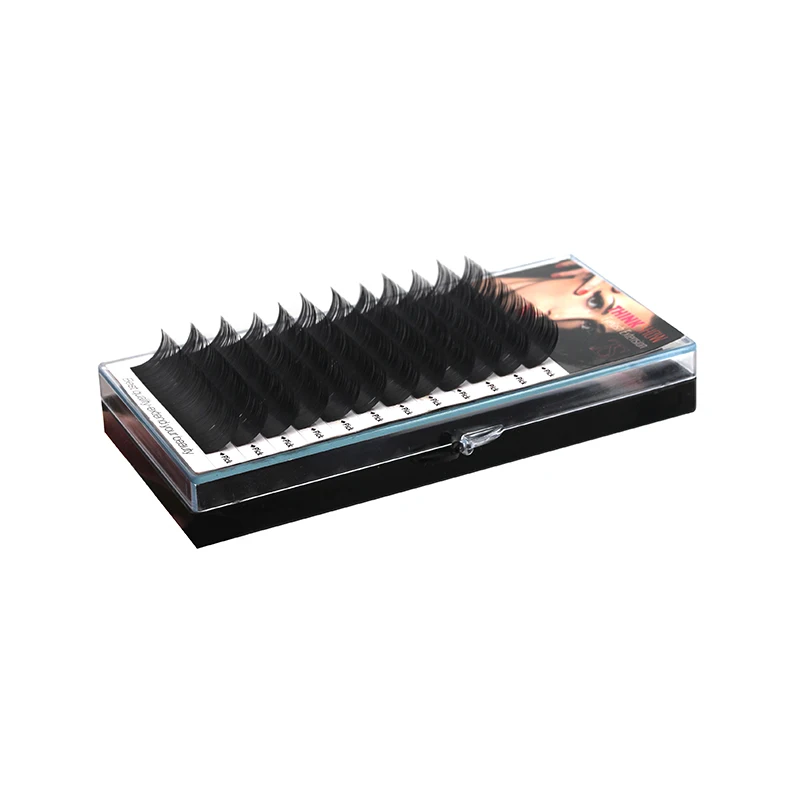 
 Частная торговая марка корейские Премиум шелковые норковые ресницы для наращивания объема ресниц разные лотки  
