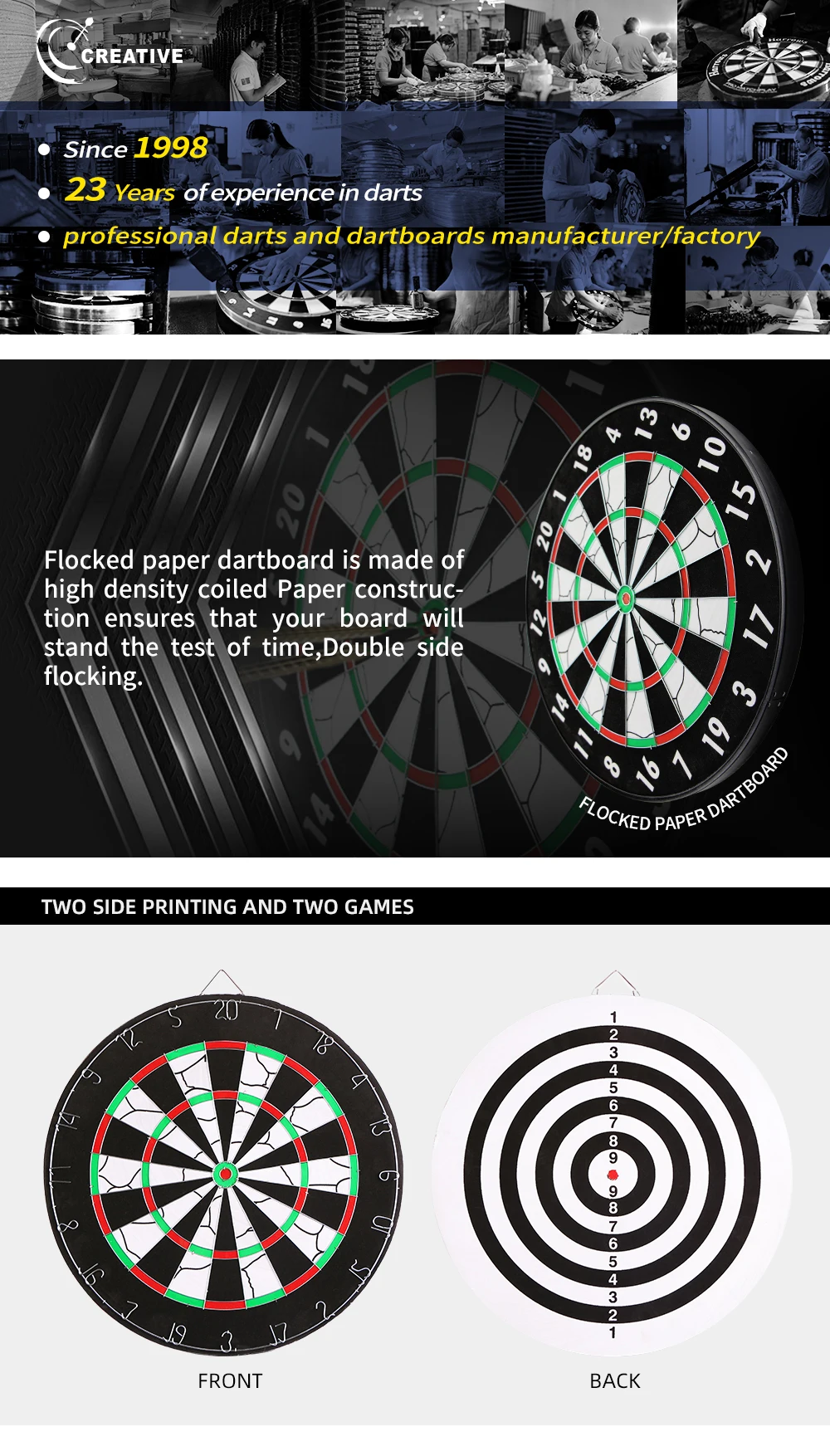 Dart Games Top Quality Dart Board Games Kids Dart Board,With 6 Darts,Professional Flocked