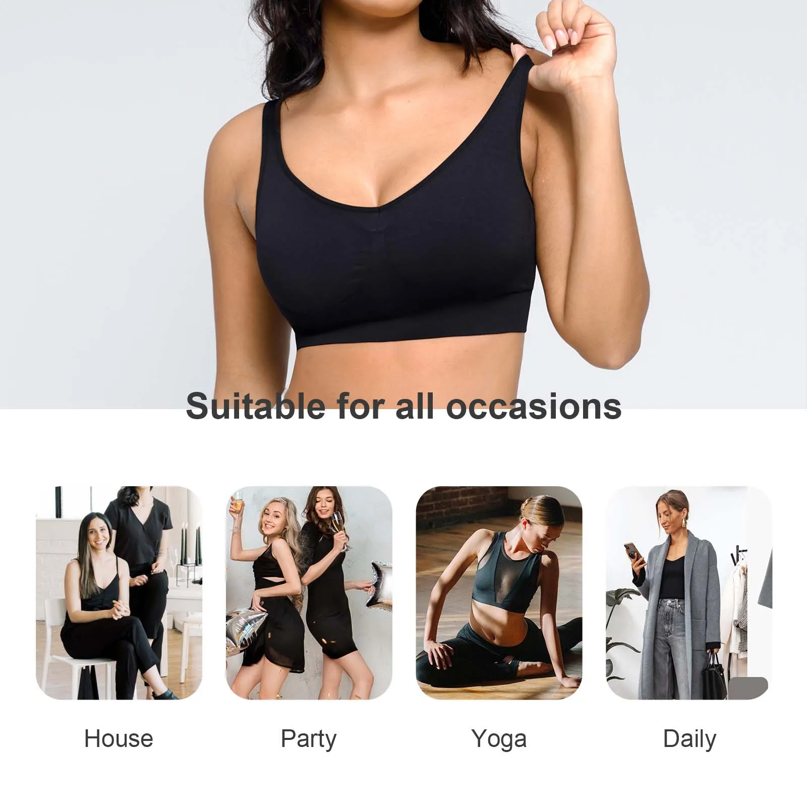 Hexin Plus Size Push up Hide Back Side Fat Sculpting Uplift Bra Seamless Women Body Shaping Bra Body Shapewear With Bra