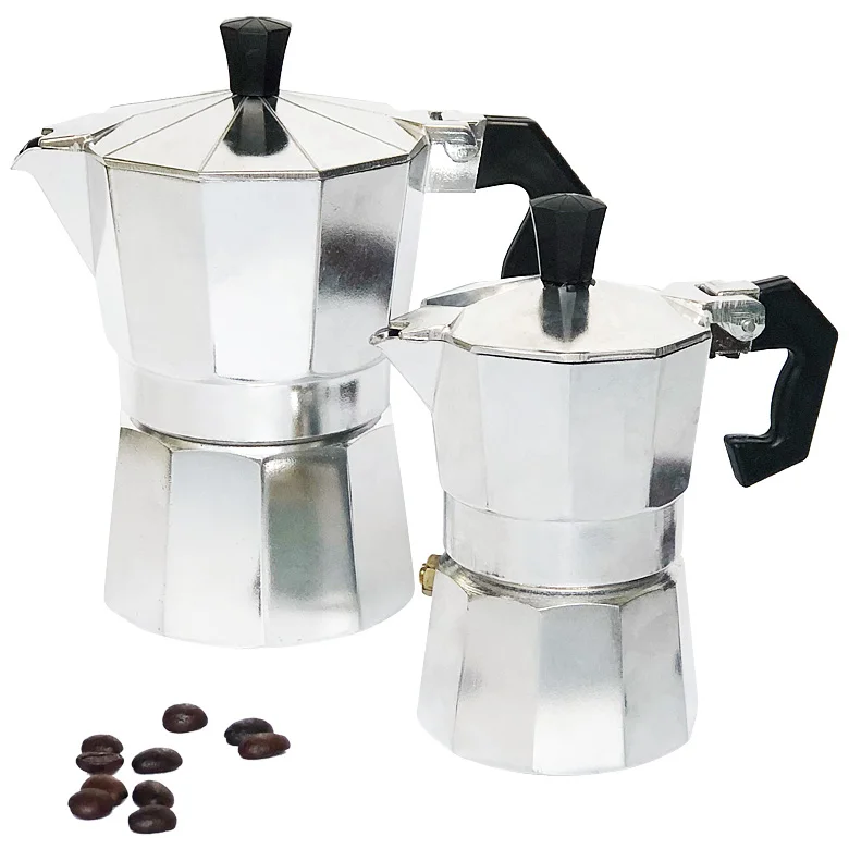 Cafetera Italiana Pedrini 6 Pocillos Sei Moka Tapa Vidrio - Regalos Alvear