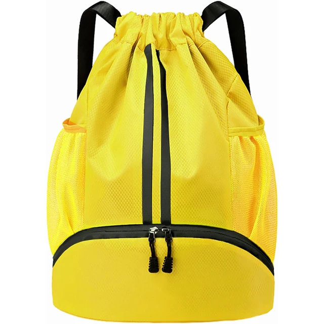 Durable Fashion Sports bag Gym Training swimming backpack beach Waterproof ruck sack Lightweight Drawstring Bag