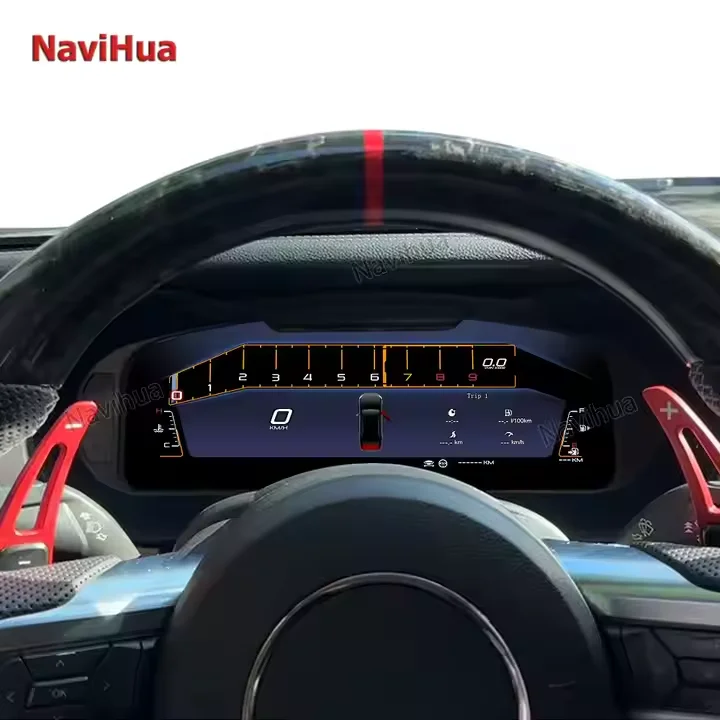 NaviHua Virtual Cockpit 12.3 Inch Cluster for Ford Mustang 2015 2020 Meter LCD Instrument Digital Cluster Dashboard Automotive