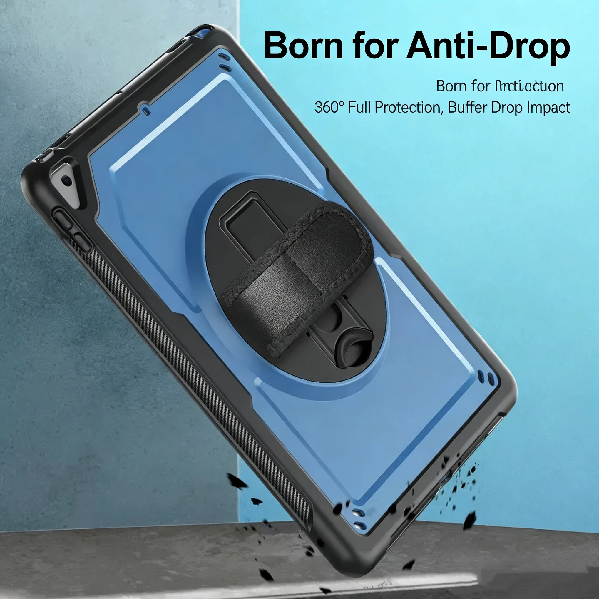 Laudtec Anti-Drop Rotating Stand Case for 2025 11th Gen Air 13-inch M3 for Apple iPad Wholesale OEM/ODM/Private Label