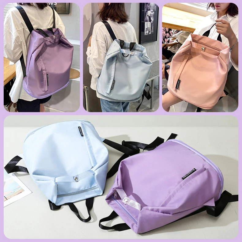 Multifunction Leisure Dry Wet Separation Waterproof Yoga Duffel Travel Backpack Custom Gym Bag With Independent Shoe Warehouse