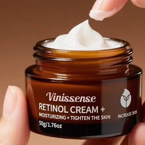 Firming Peptide Retinol Anti-Aging Moisturizer for Dark Circles Puffiness Organic Collagen Tightening Eye Cream